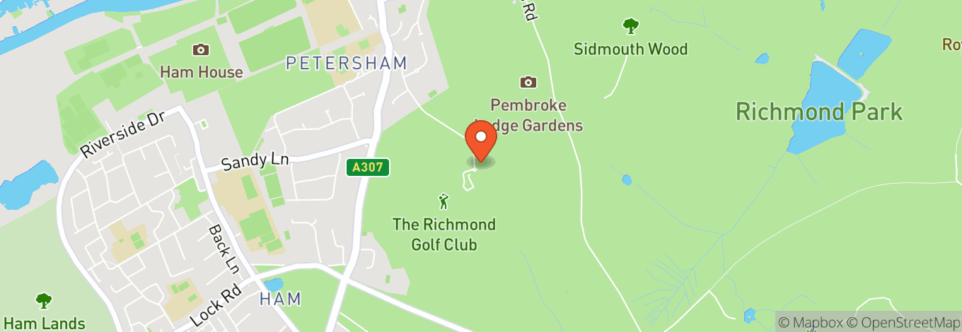 Map of The Richmond Golf Club Professional Shop