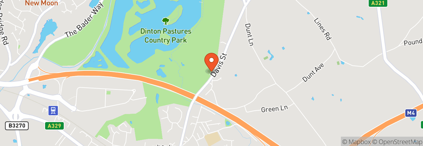 Map of Dinton Pastures Country Park
