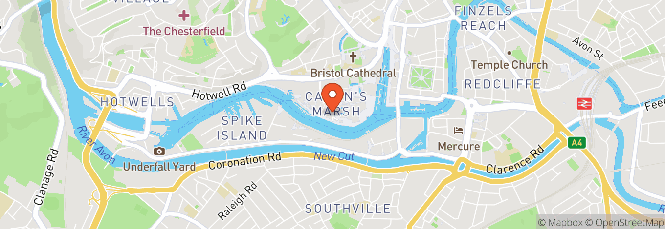 Map of Bristol Amphitheatre & Waterfront Square
