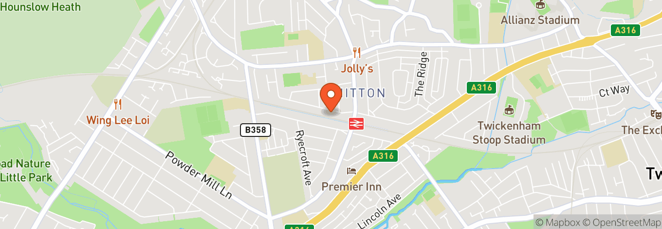Map of Winning Post - Pub & Grill