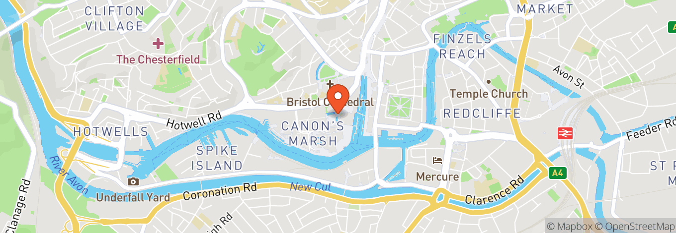Map of Bristol Beacon