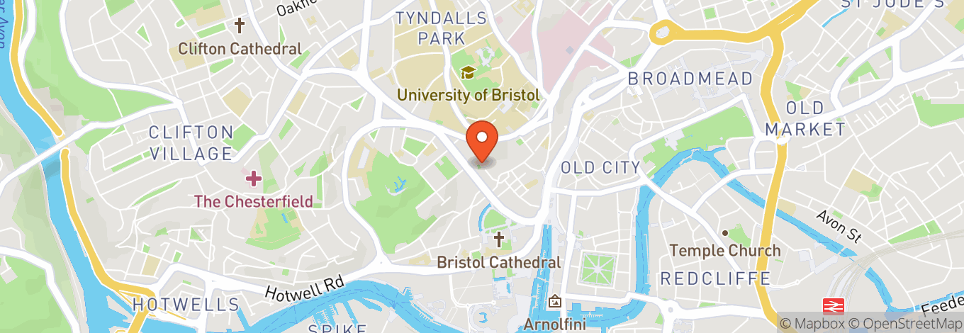 Map of Bristol Folk House