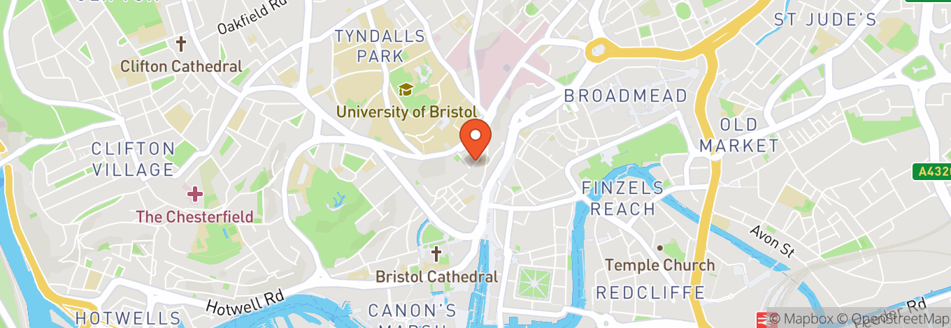 Map of Bristol Beacon