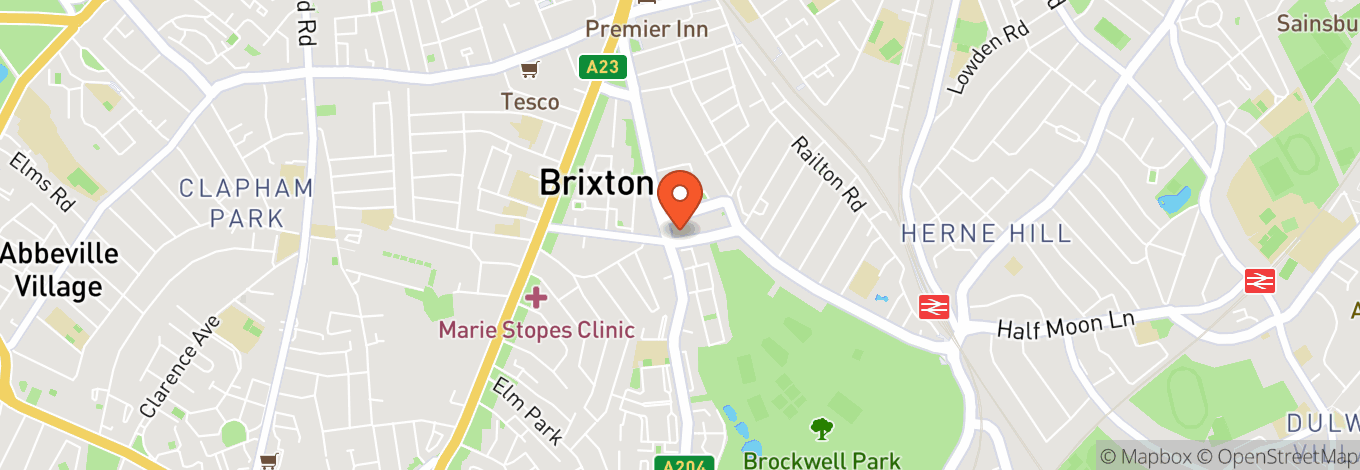 Map of Hootananny Brixton