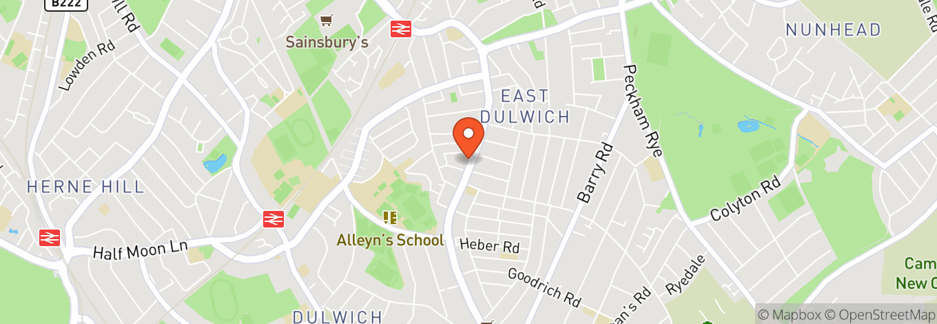 Map of East Dulwich Picturehouse & Cafe