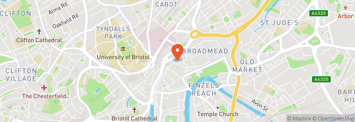 Map of Rough Trade Bristol