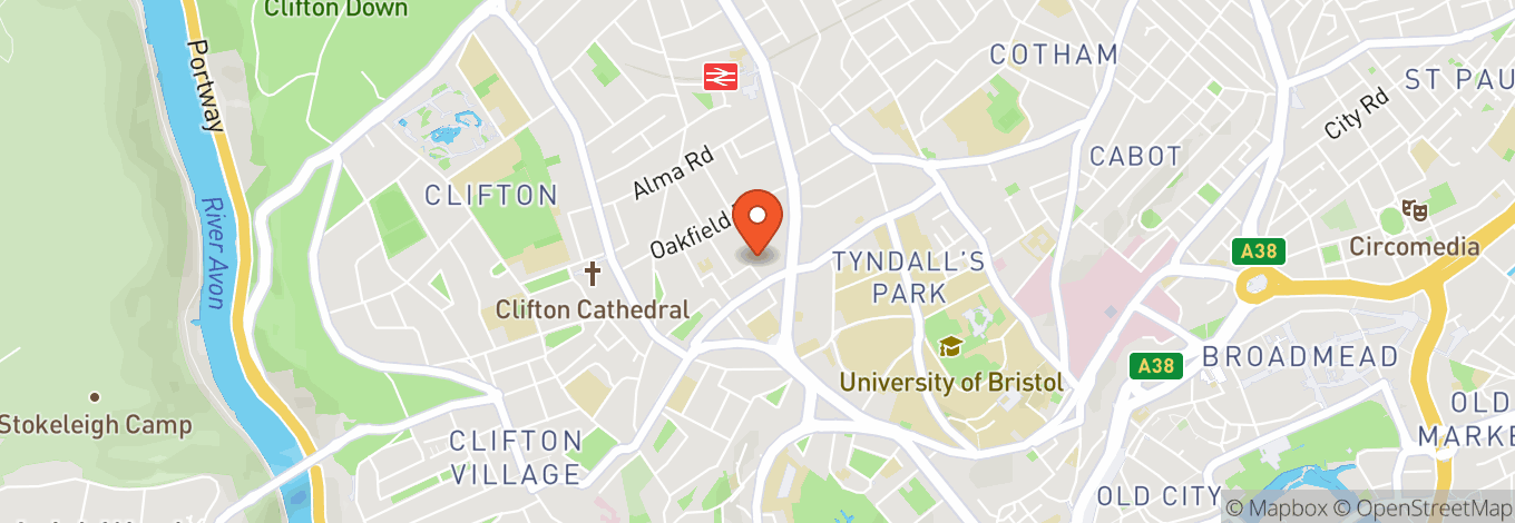 Map of The Bristol Improv Theatre