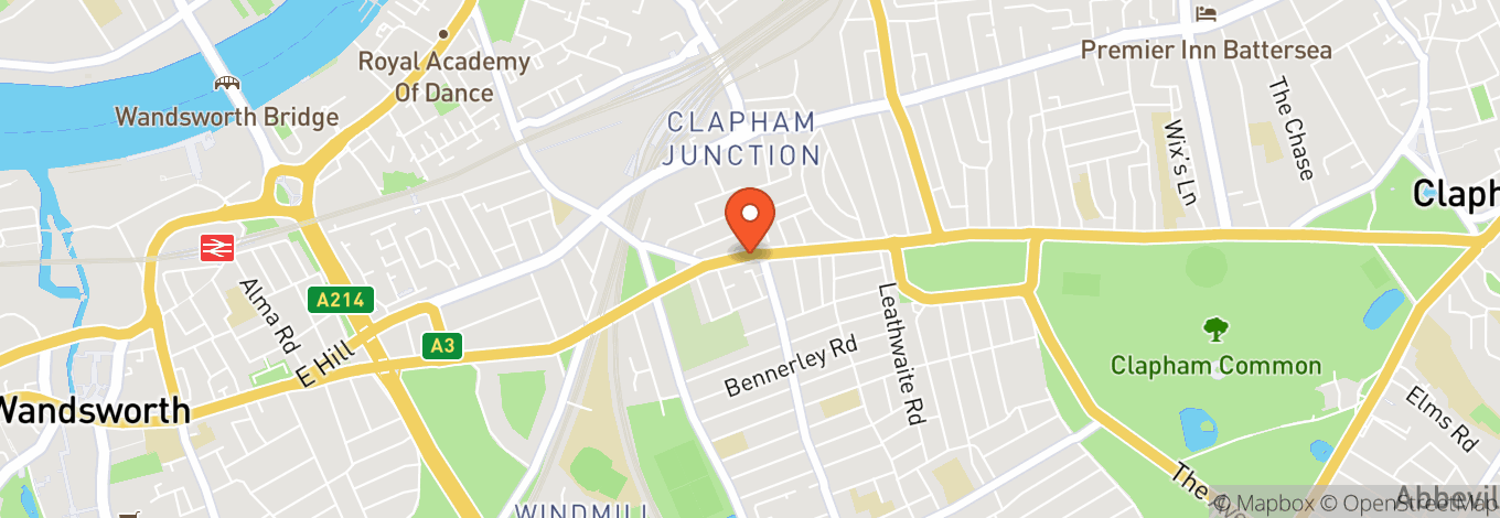 Map of Blame Gloria - Cocktail Bar In Clapham Junction