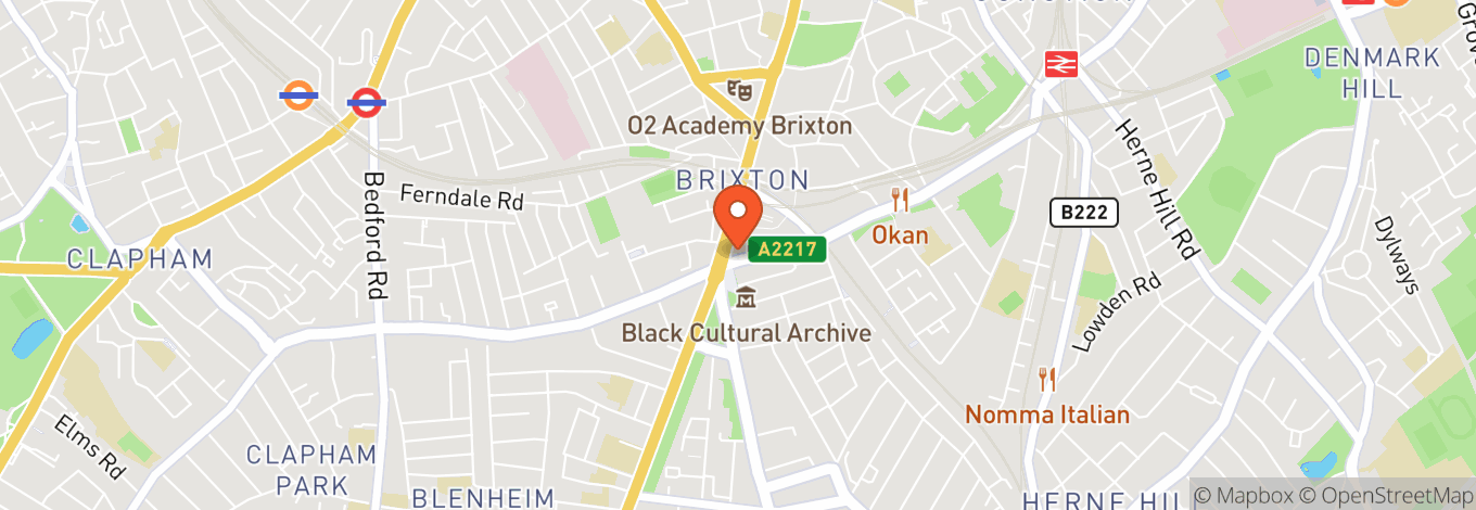 Map of Brixton Storeys