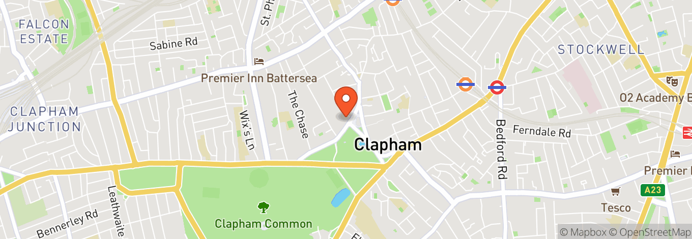 Map of Omnibus Theatre