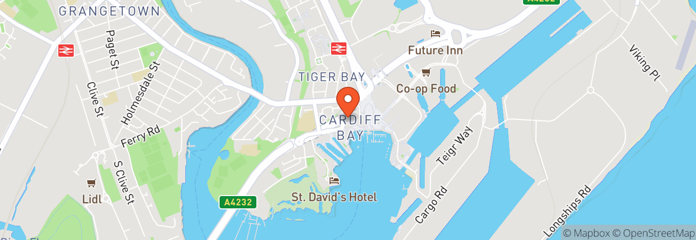 Map of Glee Club Cardiff