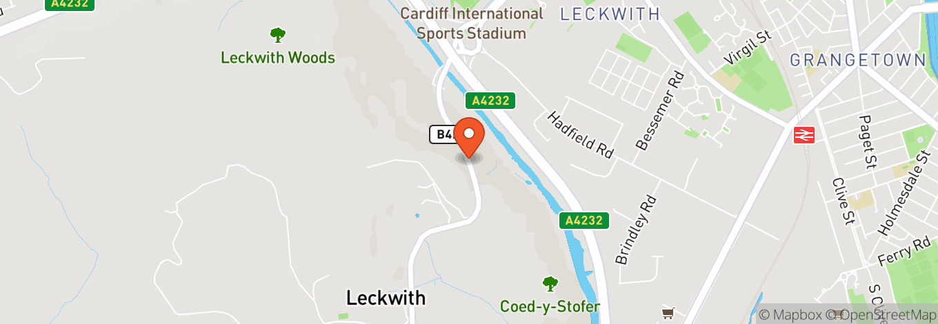 Map of Cardiff International Sports Campus