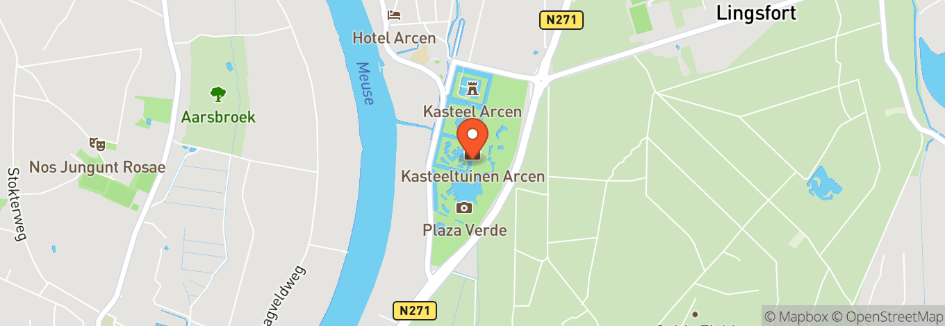 Map of Kasteeltuinen Arcen