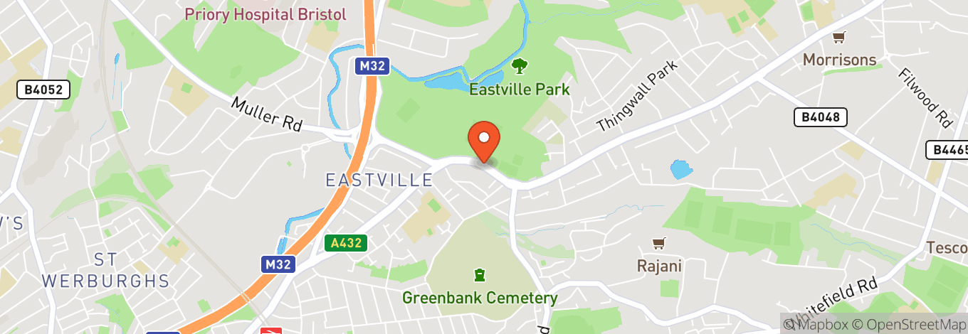 Map of Eastville Park