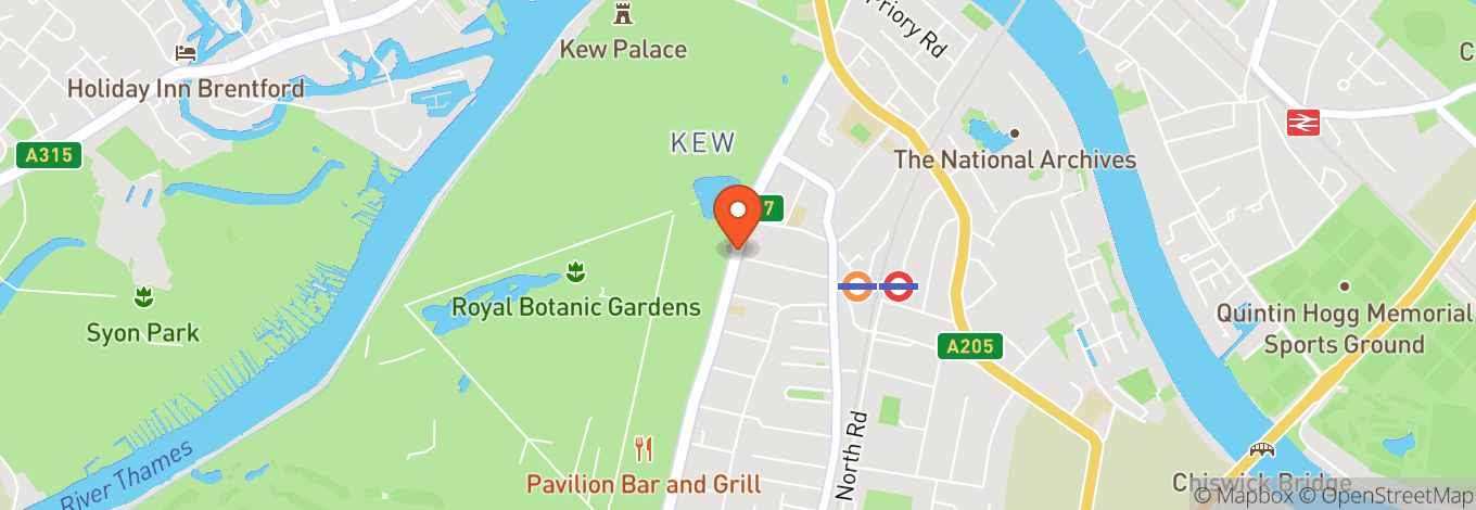 Map of Kew Gardens