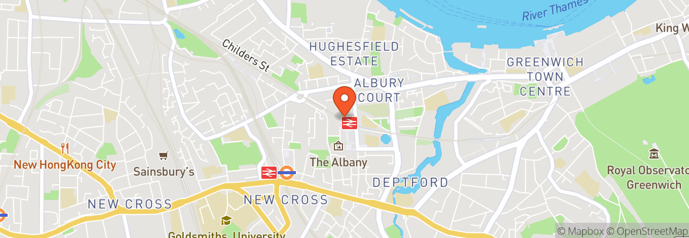 Map of Deptford Junction