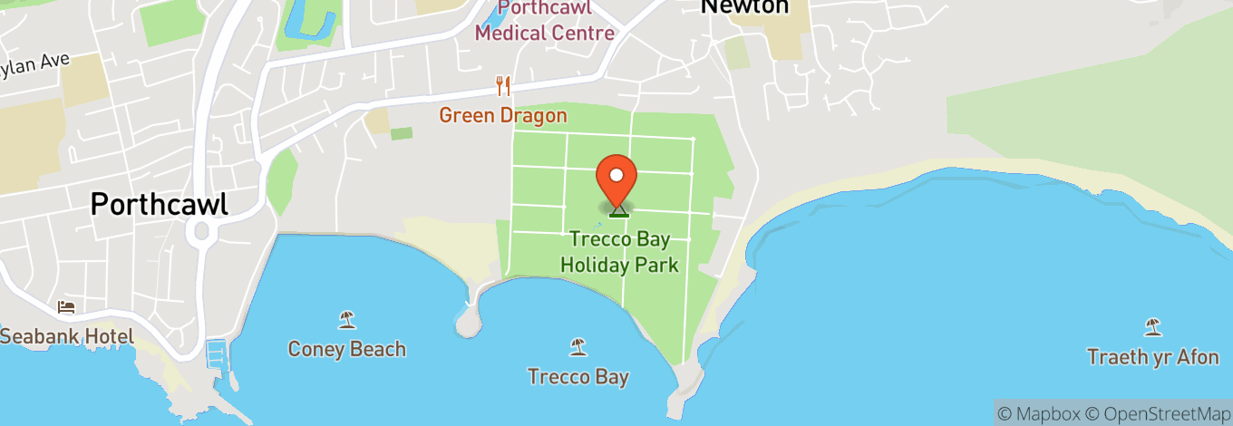 Map of Trecco Bay Holiday Park