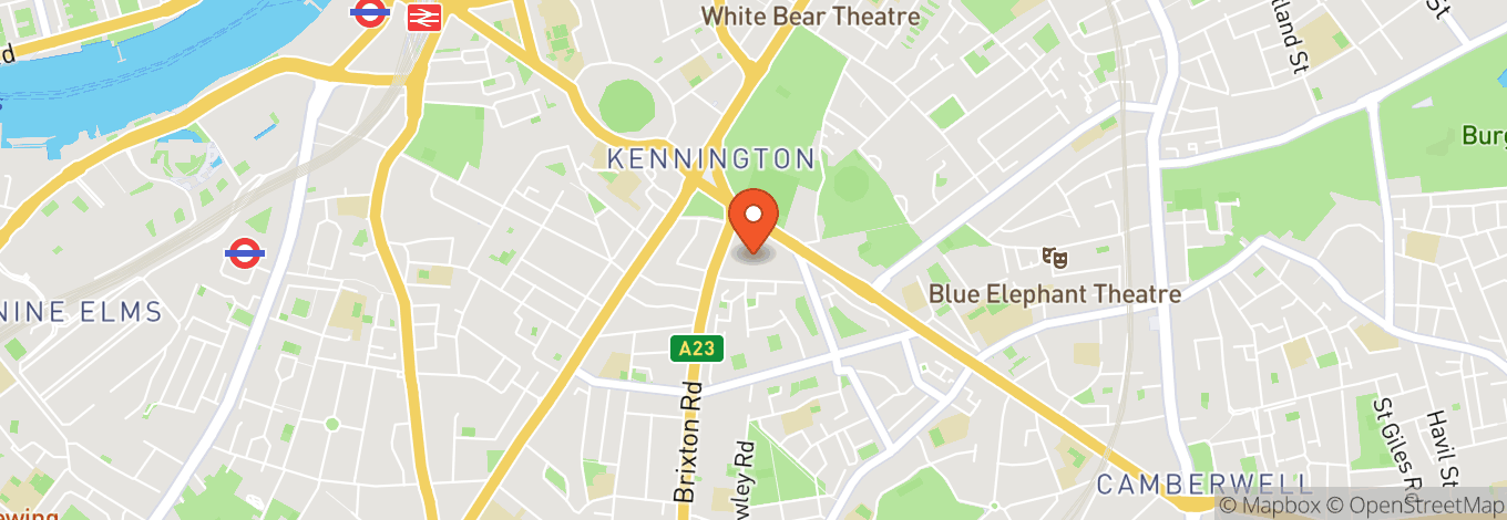 Map of The Kia Oval in London