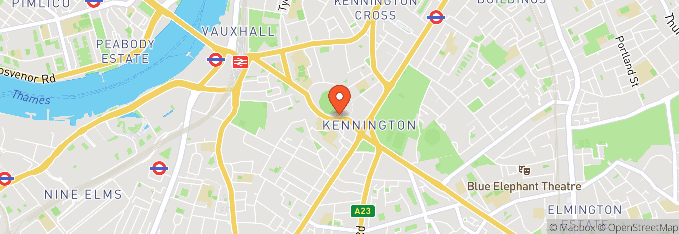 Map of Surrey County Cricket Club