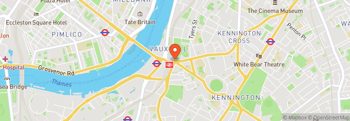 Map of Royal Vauxhall Tavern
