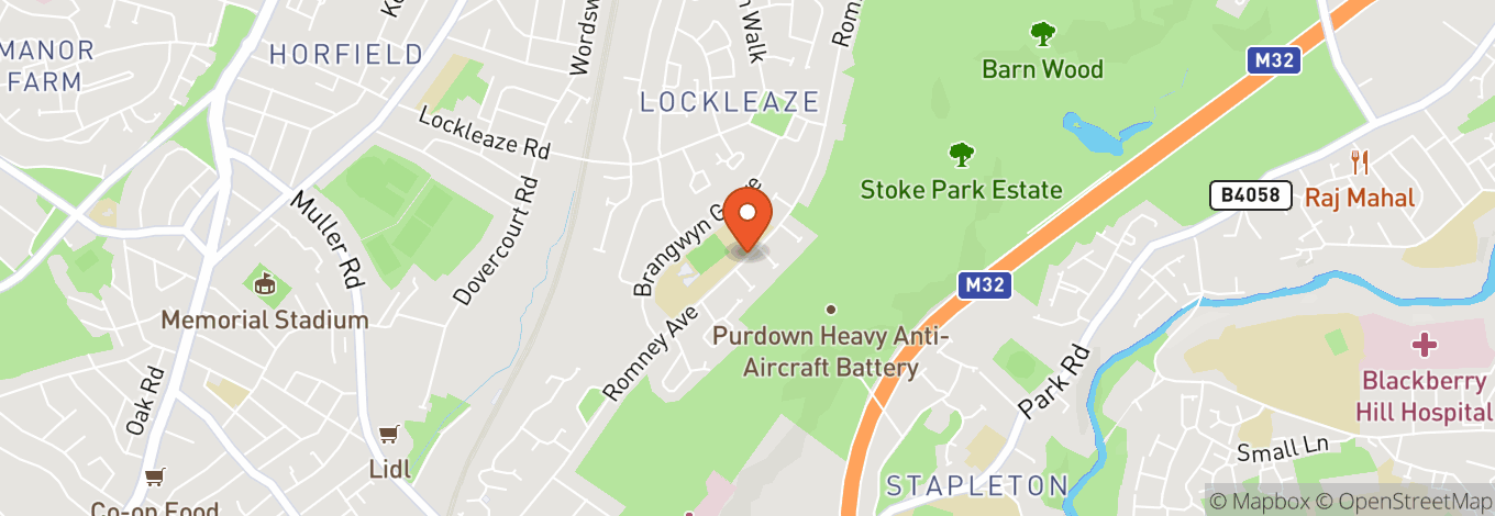 Map of Lockleaze Adventure Playground