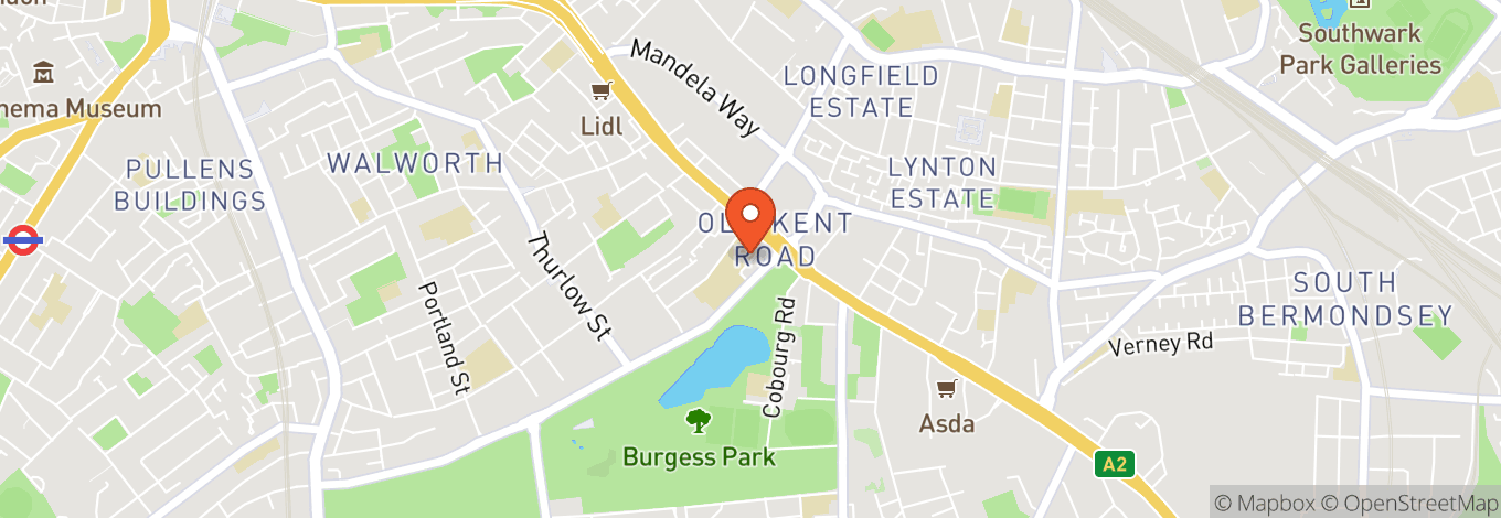 Map of Ark Walworth Academy