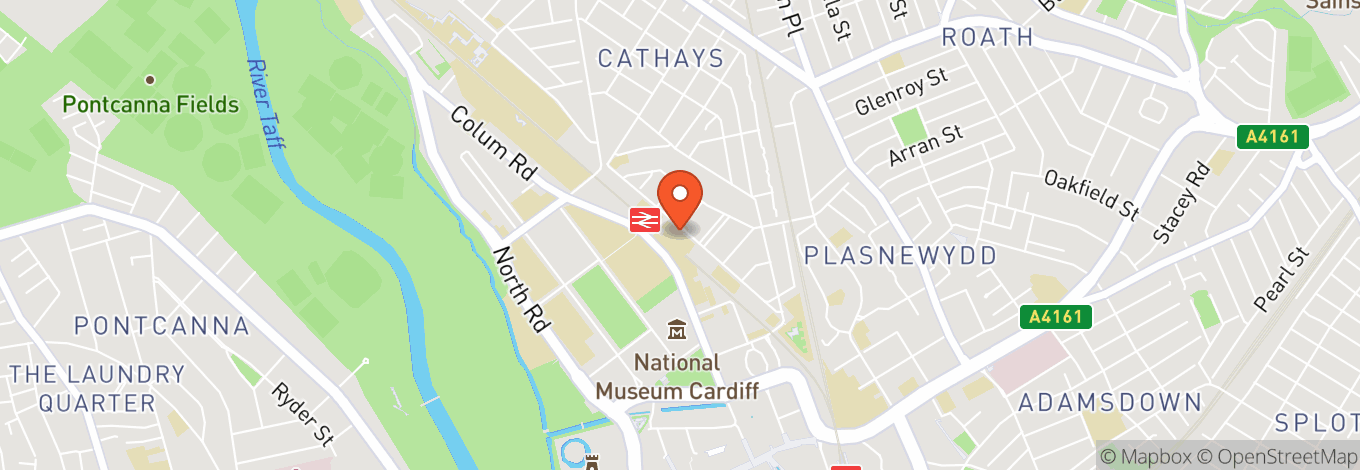 Map of Y Plas Nightclub