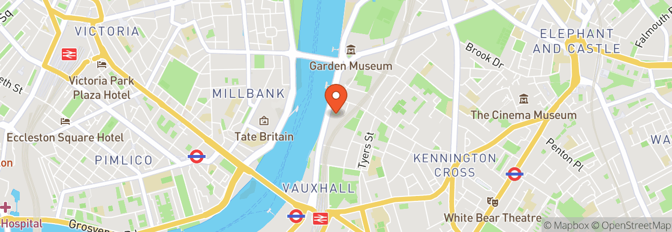 Map of Park Plaza London Riverbank