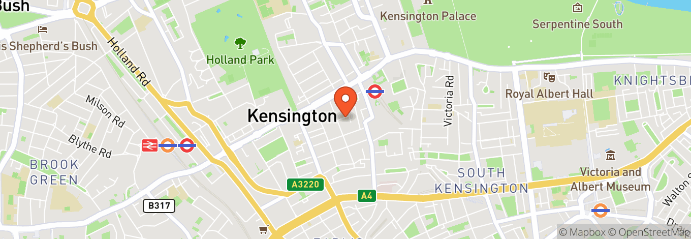 Map of Kensington United Reformed Church