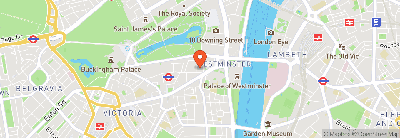 Map of HORSE GUARDS PARADE in LONDON