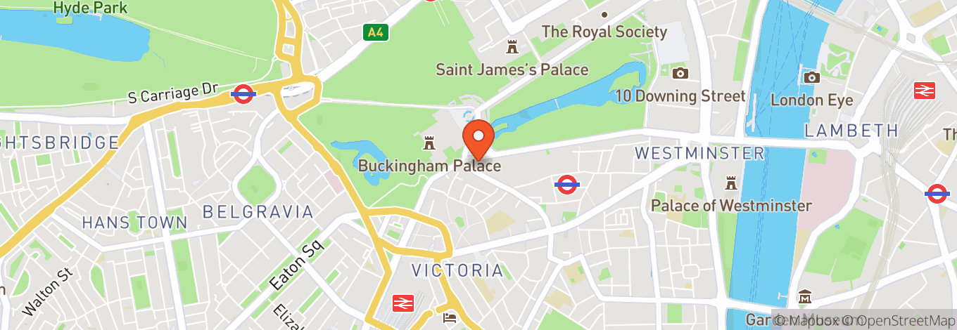 Map of Buckingham Palace