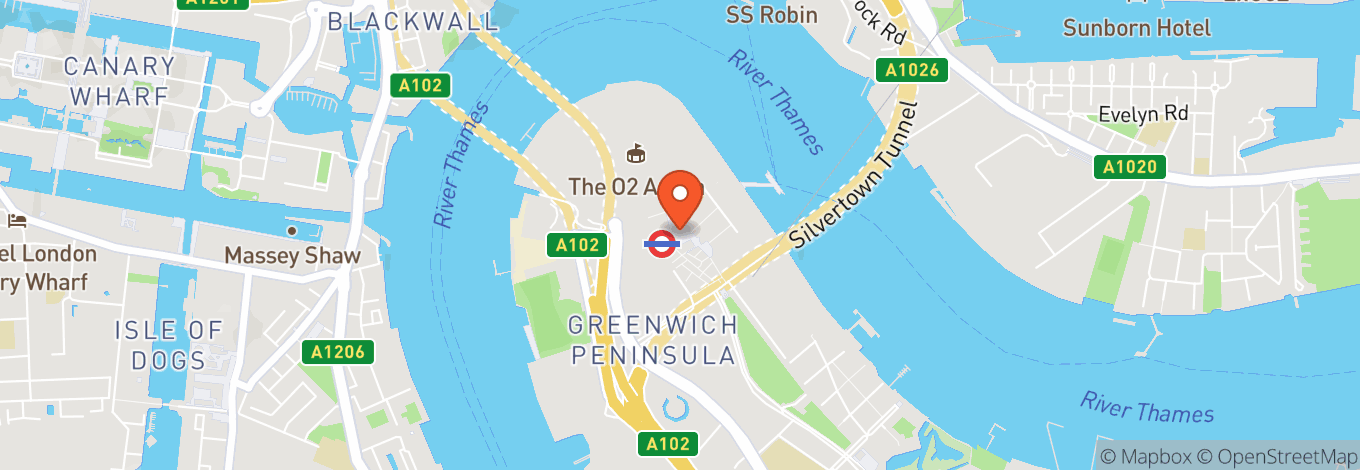 Map of Nikos Taverna At The O2