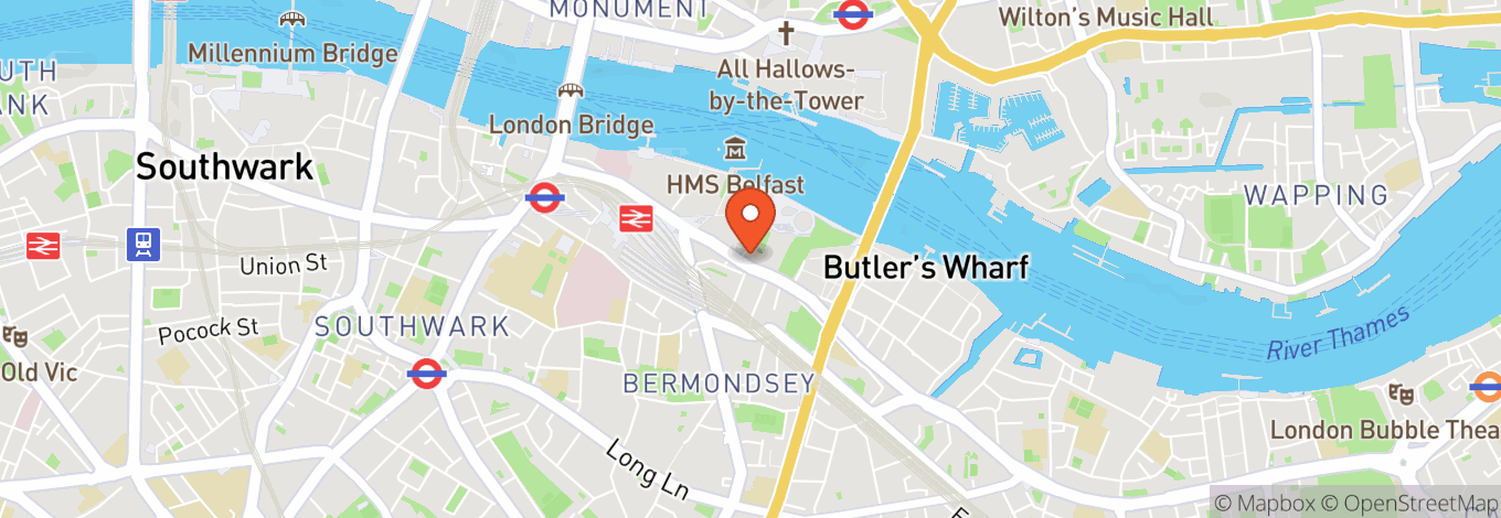 Map of Unicorn Theatre