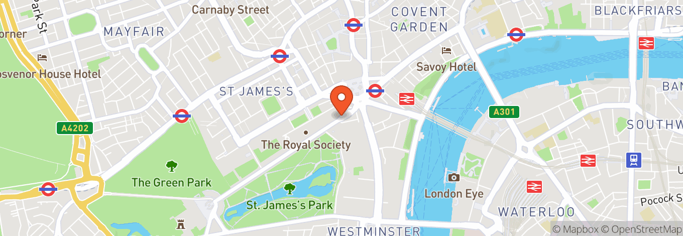 Map of ICA London