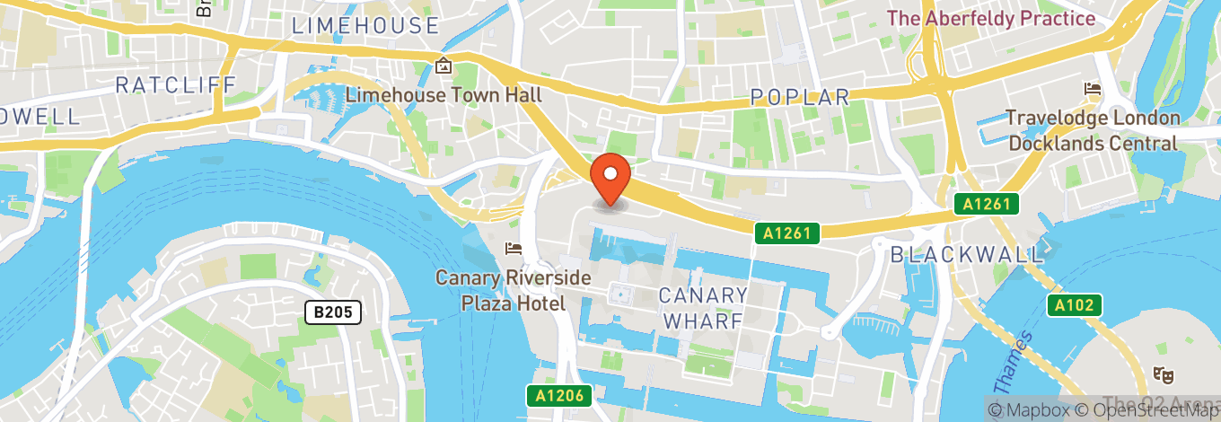 Map of Museum Of London Docklands