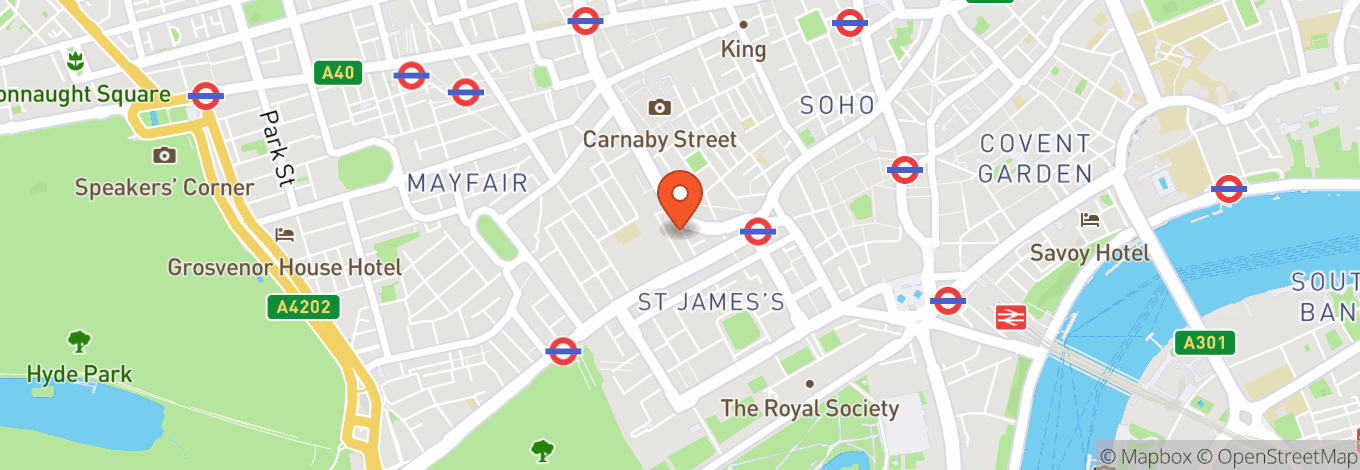 Map of The Cuckoo Club