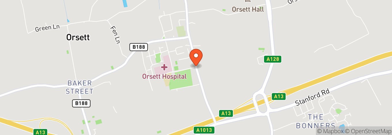 Map of Orsett Showground
