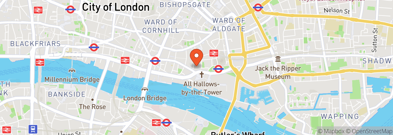 Map of Tower of London