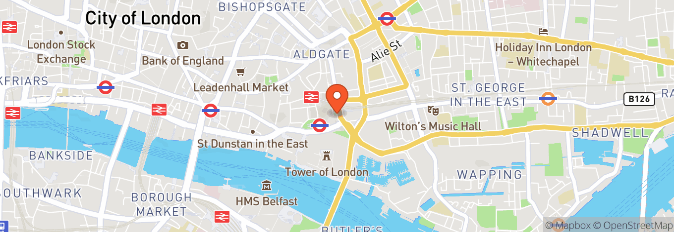 Map of The Skyline London