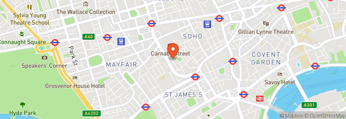 Map of Karma Sanctum Soho Hotel