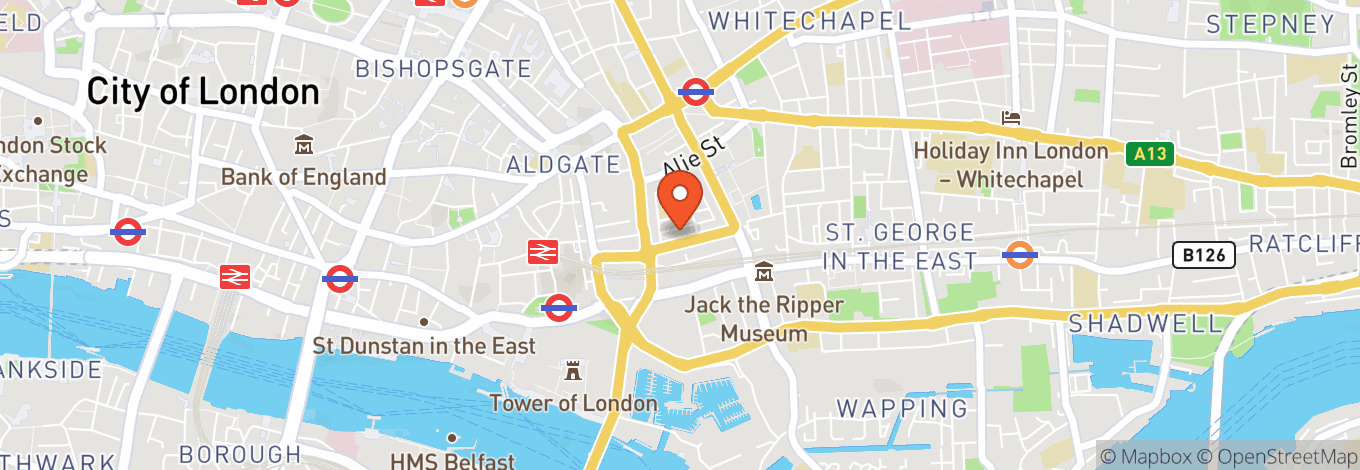 Map of Leonardo Royal Hotel London Tower Bridge