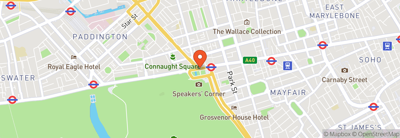 Map of The Arts at Marble Arch