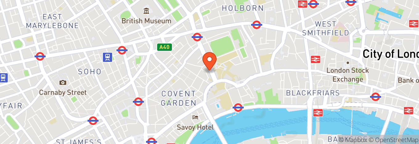Map of The Top Secret Comedy Club (23 Kingsway)