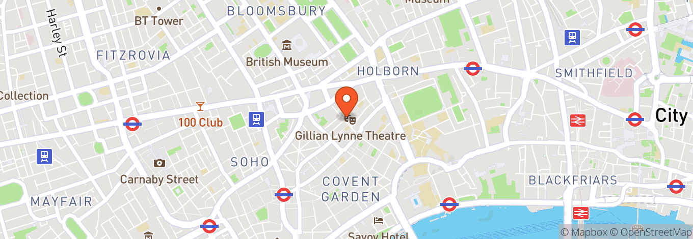 Map of The Top Secret Comedy Club