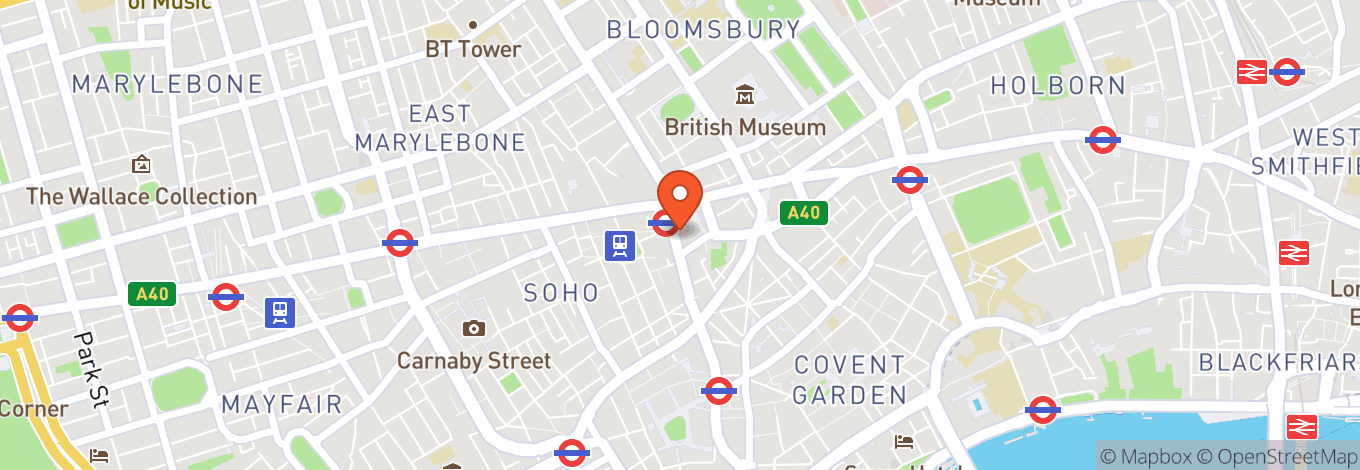 Map of Outernet London
