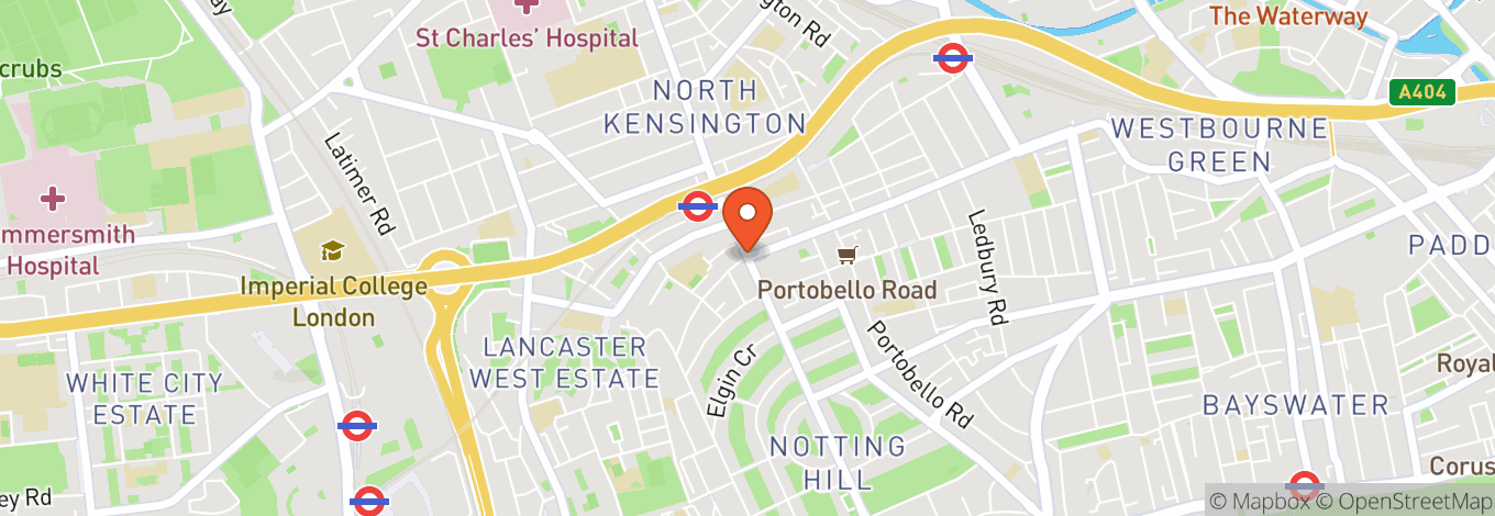 Map of Notting Hill