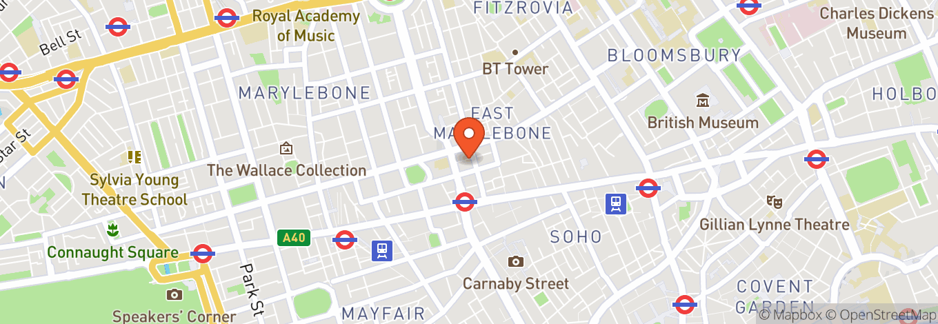 Map of 17 Little Portland Street