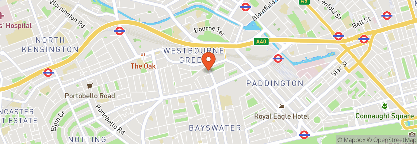 Map of Porchester Leisure Centre