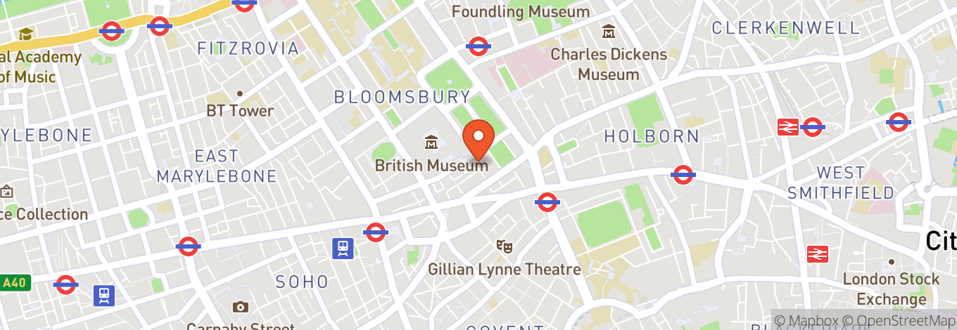 Map of London Review Bookshop
