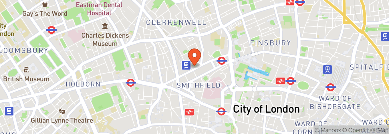 Map of Fabric London